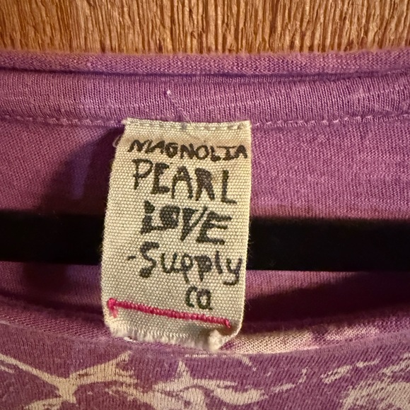 Magnolia Pearl Black Sabbath Trust Viggo Tee in the color Dewberry - Picture 8 of 8